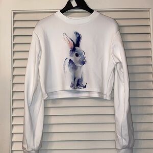 Watercolor Rabbit Print top